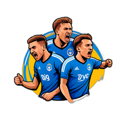 Емоції гравців Дніпра під час важливого виїзного матчу