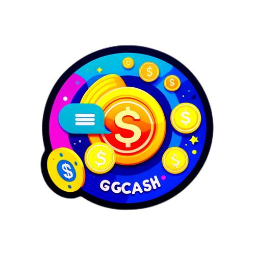 Masayang Gcash Logo na may Makukulay na Disenyo