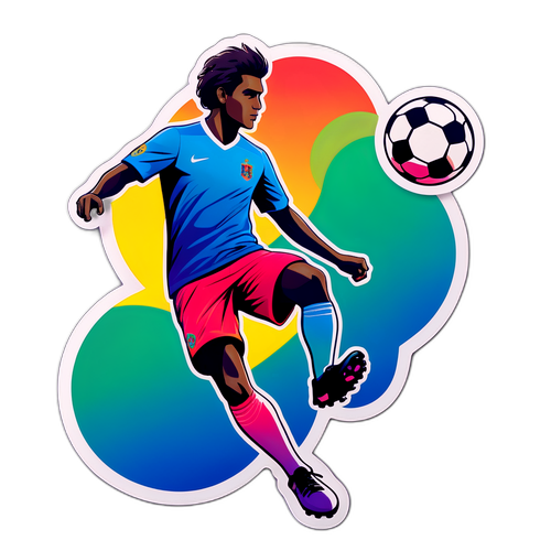 Minimalist Sticker Tasarımı: Leonardo Marcos Silueti