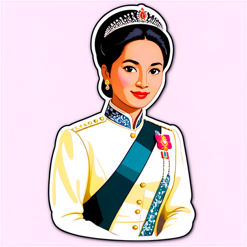 สติกเกอร์ featuring Her Royal Highness Princess Sirivannavari Nariratana Rajakanya