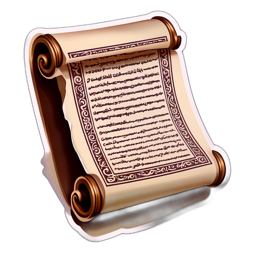 Древний свиток с контрактом для СВО