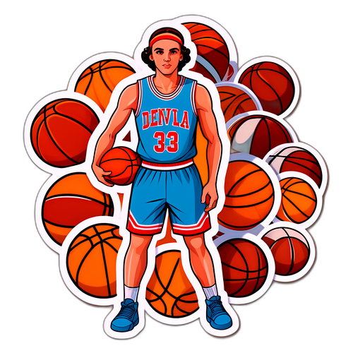 Retro na Sticker ng Deni Avdija