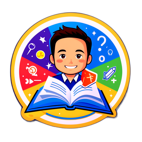 学びの重要性を伝えるステッカー