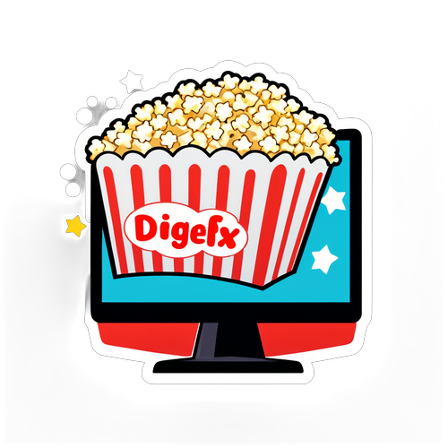 Digiflex Cinema Popcorn Screen Sticker