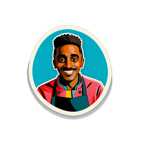 Upplev Matmagin med Marcus Samuelsson: Kockens Hemliga Recept i en Färgglad Kök!