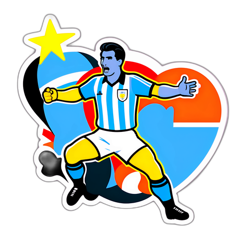 Partido Emocionante entre Argentina y Uruguay