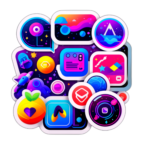 สร้างสติกเกอร์ iOS 26 ที่โชว์ฟีเจอร์และแอปล่าสุดในดีไซน์อนาคต