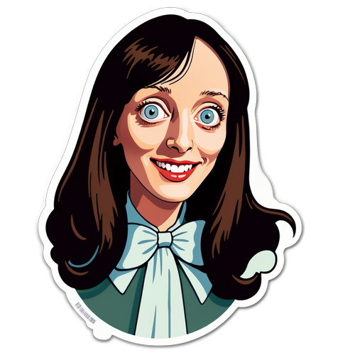 Unglaublich! Der skurrilste Sticker von Shelley Duvall, der Fans in den Wahnsinn treibt!