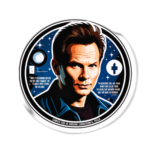 Iconic Christian Slater Sticker