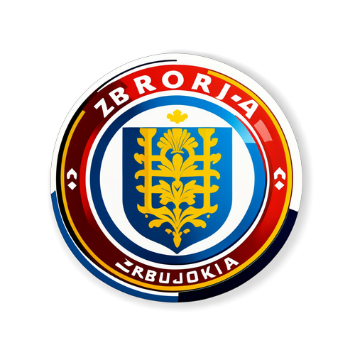 Hrdost fanoušků: Retro kovové logo Zbrojovky Brno