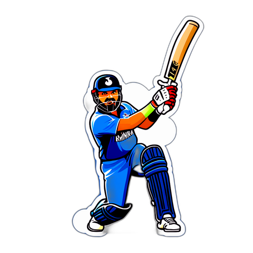 रोहित शर्मा का छक्का