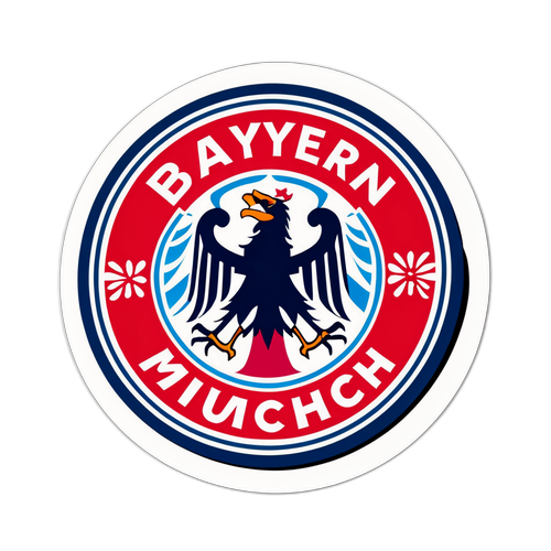 Yhdistetty stadion ja Bayern Munchen -logo