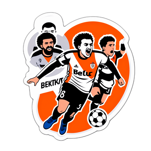 Nálepka zobrazující fotbalový zápas Beşiktaş vs. Shakhtar