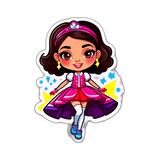 Personaj fashion-forward pe podium