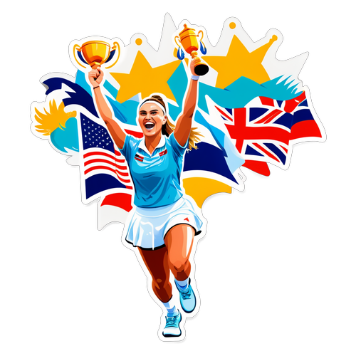 Sticker ng Pagsasaya ni Aryna Sabalenka