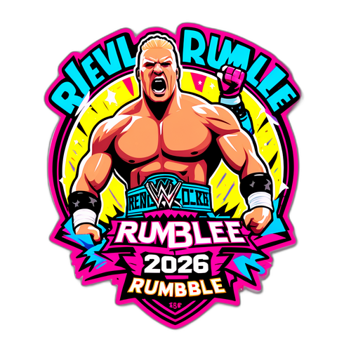 WWE Royal Rumble 2026 Sticker Design