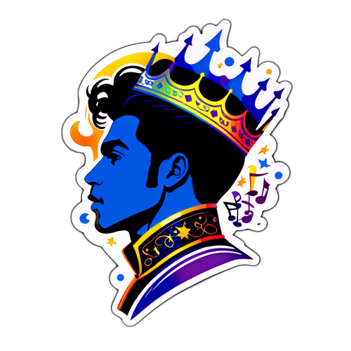 Silhouette artistique du Prince