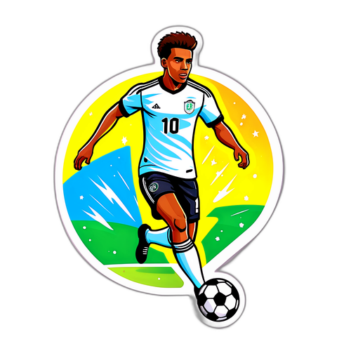 Ilustrasi Pemain Bola Sepak