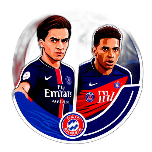 Stiker PSG vs Bayern