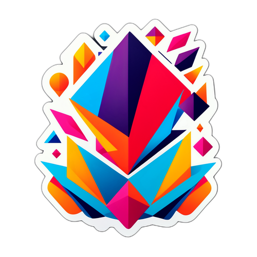 時尚極簡幾何圖形貼紙