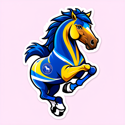 A Potente Imagem do Nosso Cavalo em Movimento: A Força do Cruzeiro na Arte!