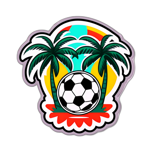 Stiker Tropika Sepak Bola