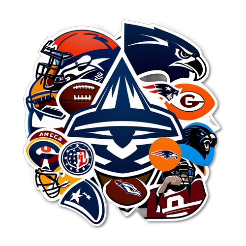 NFL Season Collage Sticker