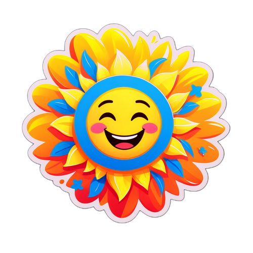 楽しい太陽のキャラクター