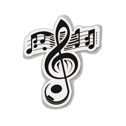 Müzik Notlarıyla Dolu Tasarım