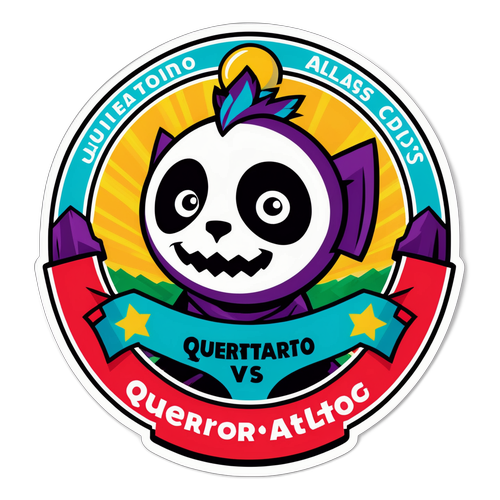 Desain Stiker Pertandingan Querétaro vs Atlas