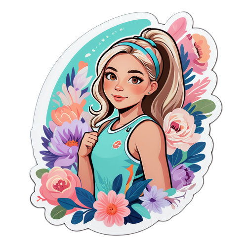 Autocollant d'Amanda Anisimova