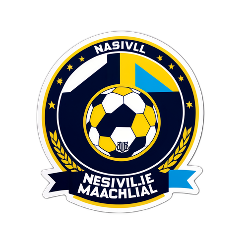 Sticker que celebra el partido entre Nashville SC e Inter Miami