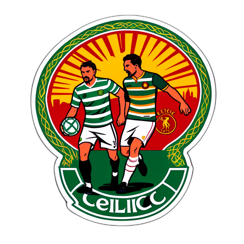 Sticker für Celtic und Roma: Leidenschaftlicher Wettkampf