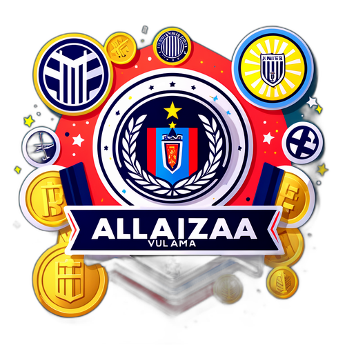 Fondo Colorido con el Logo de Alianza Lima