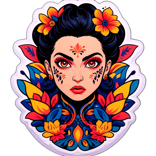 Adeliia Petrosian med en intens uttrykk