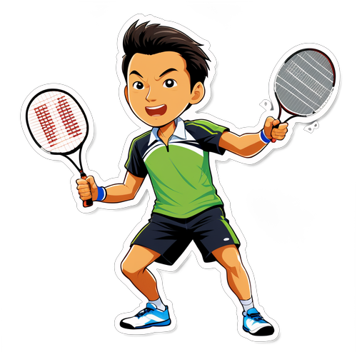 Stiker Energi Hendra Setiawan: Sang Ace Badminton!