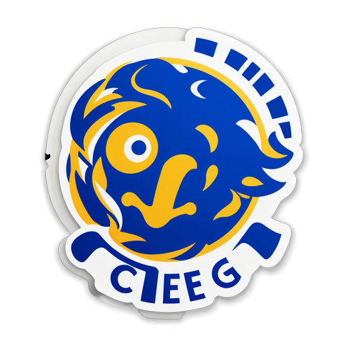 Sticker ya Chelsea FC na Graphics za Furaha