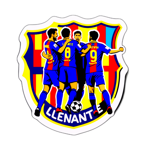 Levante - Barcelona Dynamisk Klistermærke