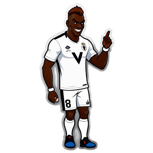 Balotelli No Corinthians: O Adesivo Que Captura Sua Personalidade Única e Carismática!