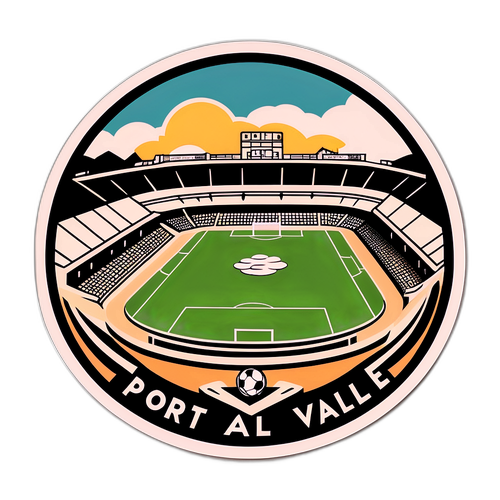 Port Vale történelmi stadionja vintage képeslapon
