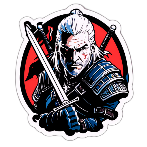 Αυτοκόλλητο αφιερωμένο στη σειρά 'The Witcher'