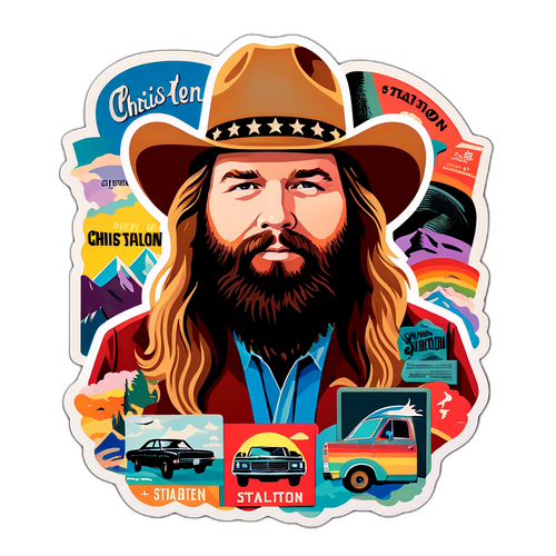 Nostalgic Collage of Chris Stapleton’s Album Covers