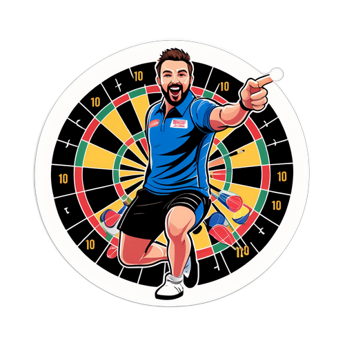 Jonny Claytons Darts Klistermärke