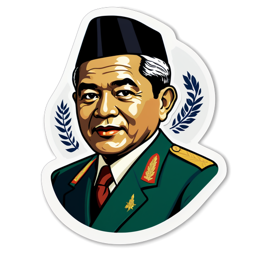 Merayakan Warisan Soekarno: Stiker Vintage yang Menggugah Kebanggaan Indonesia!