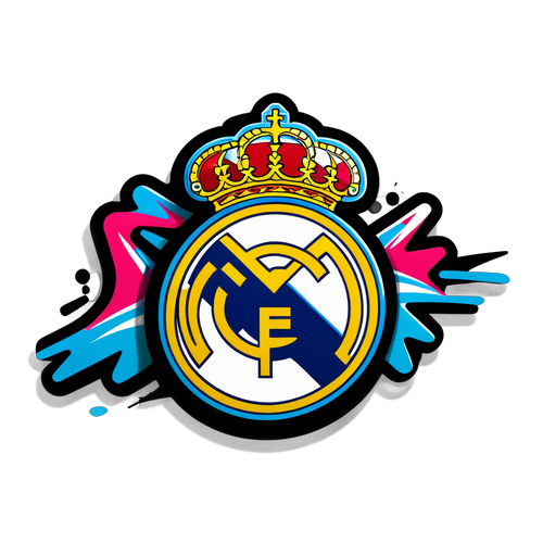 Hala Madrid Grafiti Matrica