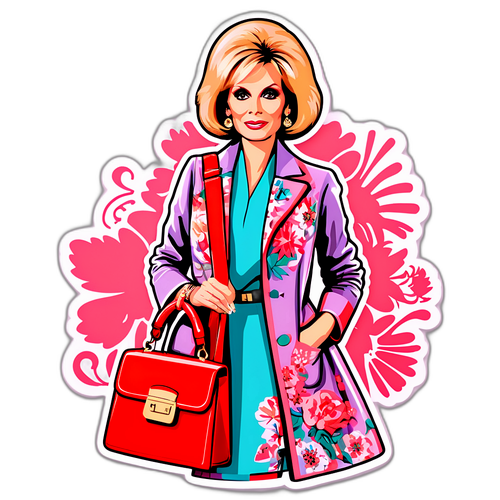 Chic klistremerke av Joanna Lumley