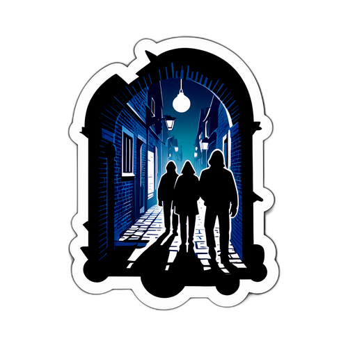 Verschleierte Gestalten in der Dunkelheit