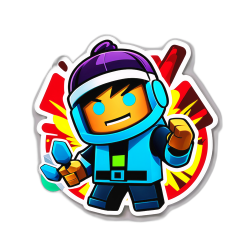 動態 Roblox 遊戲場景貼紙