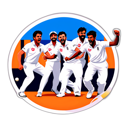 क्रिकेटर्स का रोमांचक दृश्‍य
