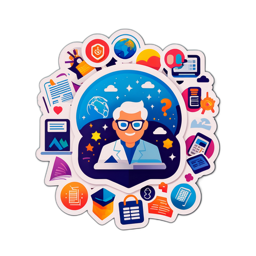 Adım Adım Emeklilik Sticker Tasarımı